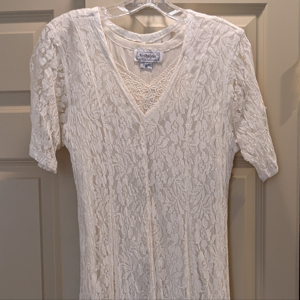 Vintage style lace dress